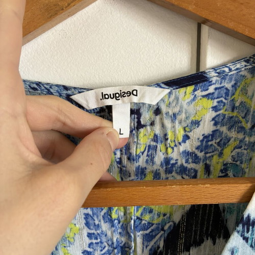 Desigual dress like new, blue, size L