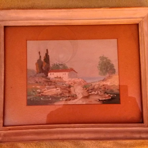 Painting authentic Apostolos Lefkadios used