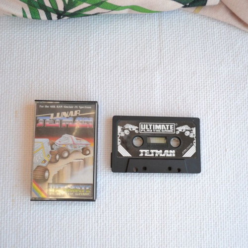 Sinclair ZX Spectrum 48K Lunar Jetman cassette used