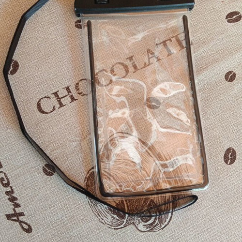 Transparent waterproof mobile phone case