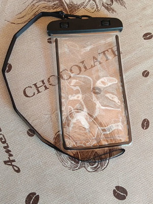 Transparent waterproof mobile phone case