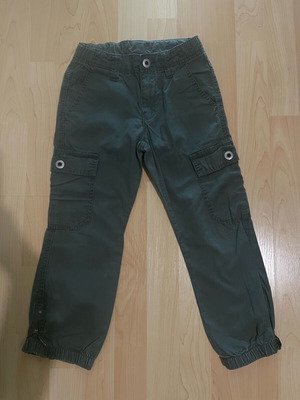 Benetton boys' pants used, size S 6-7 years khaki