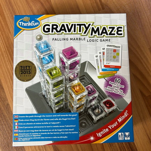 Thinkfun Gravity Maze like new falling marble logic game