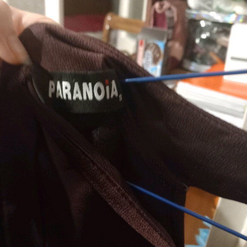 Paranoia satin blouse like new, size S, damask color