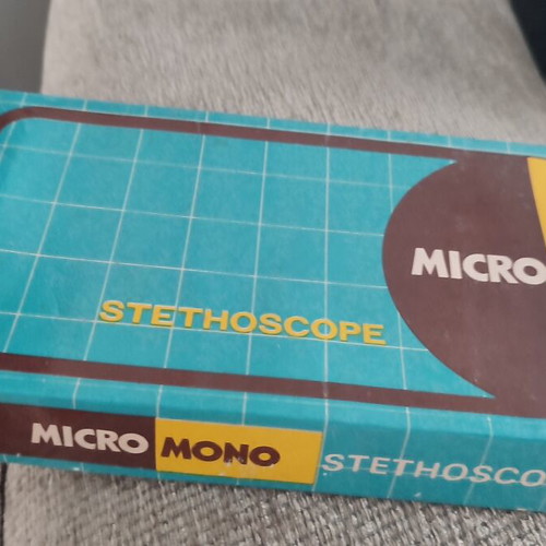 Micro Mono Stethoscope used, single-head mechanical diagnostic device