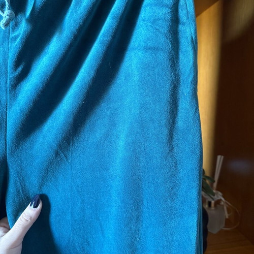 Velvet turquoise tracksuit like new