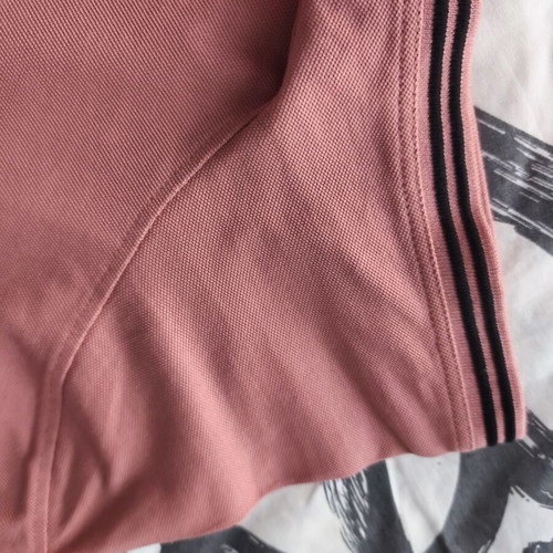 Firetrap men's polo shirt new, pink, size L, made in England