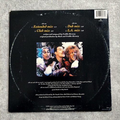 Freddie Mercury Living On My Own 12'' Maxi Single used, electronic