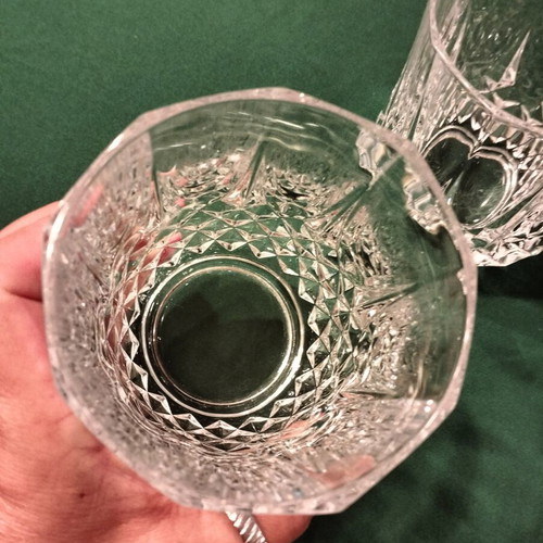 Longchamp crystal whiskey glasses, set of 2