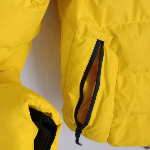 Superdry women's jacket used, yellow, hooded, size XL