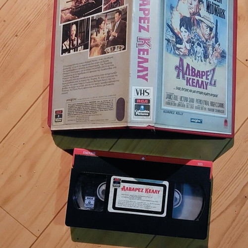 Alvarez Kelly VHS classic western movie with Greek subtitles