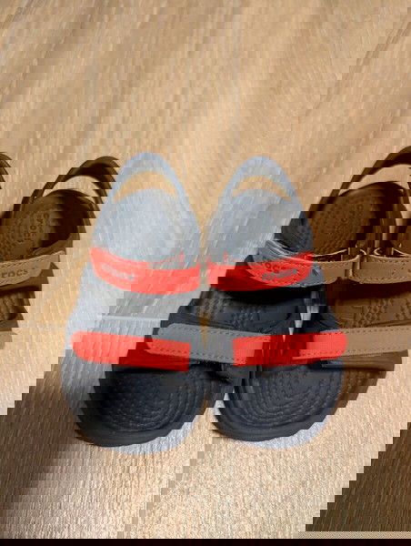 Crocs μπλε πέδιλα Νο 23-24 (C7)