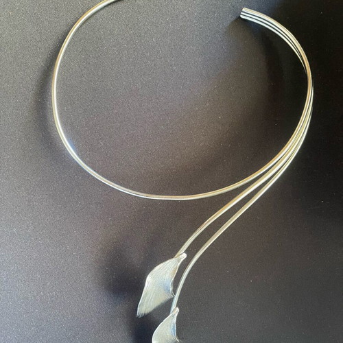 Handmade silver necklace new