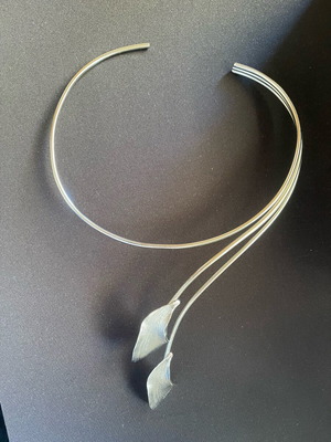 Handmade silver necklace new