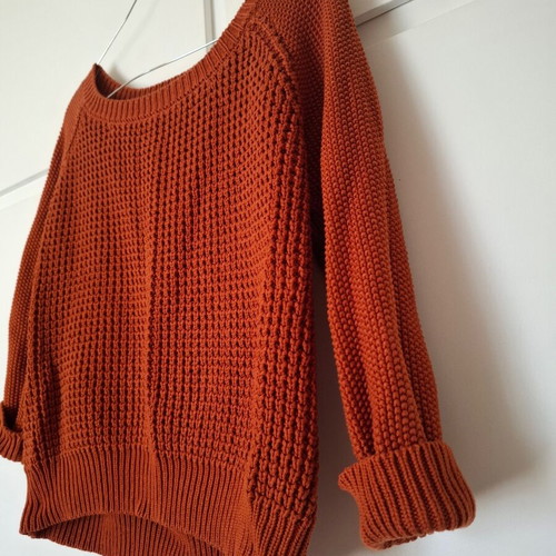 Forever 21 short brick-red blouse like new, size S