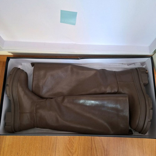 Khaki boots Gianna Kazakou used, size 37