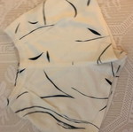 Keepsake Mini Pantskirt L Black and White 100% Polyester Like New