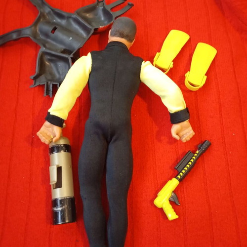 Action Man Scuba Diver collectible figure used, Hasbro 1993