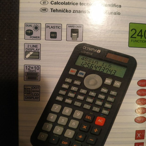 Olympia LCD 8510S scientific calculator new