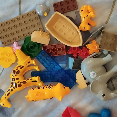 Building blocks used, assorted set