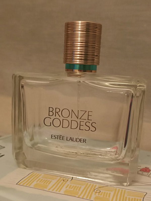 Bronze Goddess empty bottle used 100ml Estée Lauder