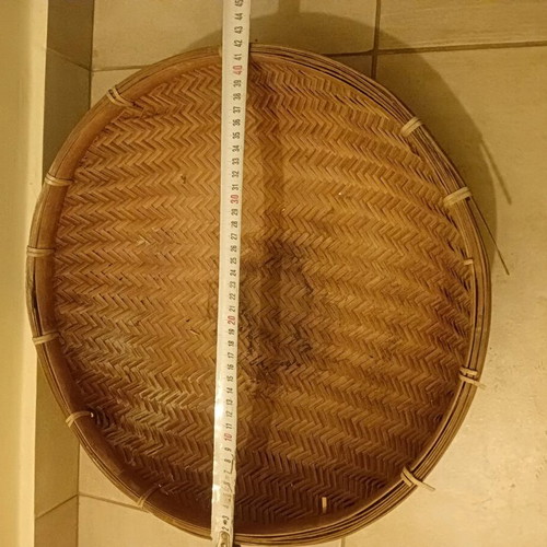 Wicker basket used