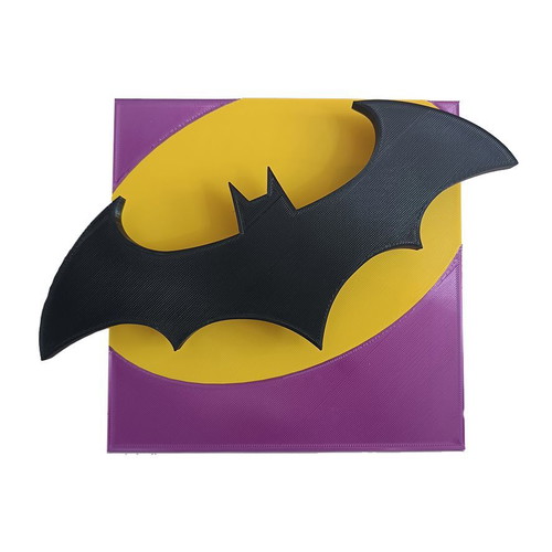 Batman decorative 3D printed wall art new