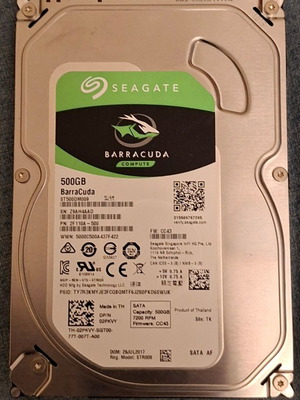 Seagate ST500DM009 Barracuda 500GB 7200RPM 3,5" SATA HDD σαν καινούργιο