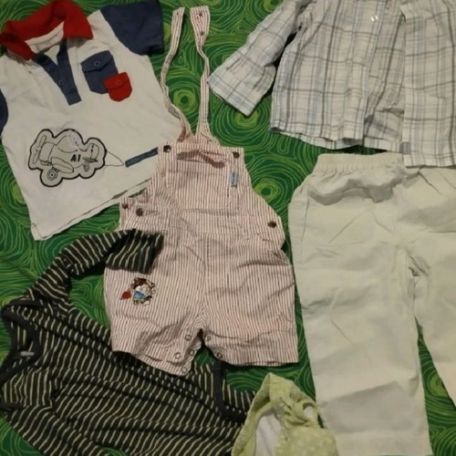 Baby boys' clothes new, pack of 31 pieces 6 months to 2 years