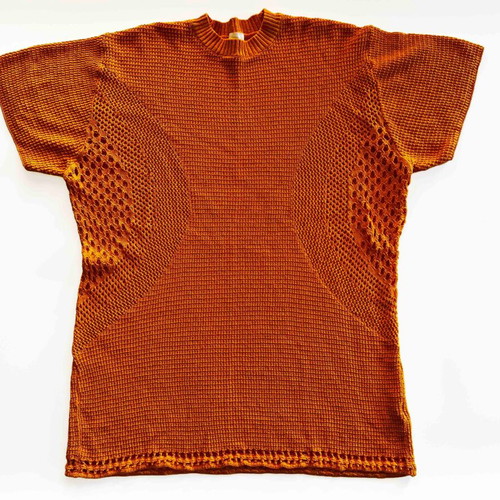 Knitted dress orange H&M like new, XL