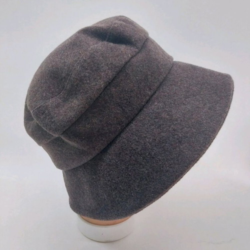 Vintage women's winter hat Ein Mayser Milz Hut like new, brown, size S