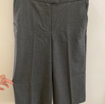 Mango gray zip culottes size 38 like new