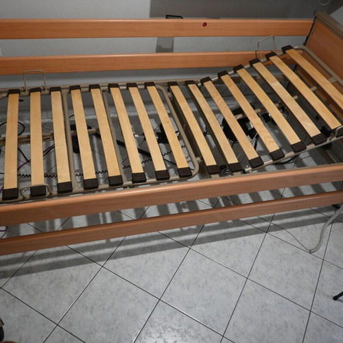 Alfacare hospital electric bed used, adjustable with mattress