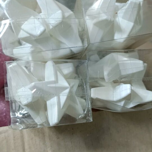 White Christmas tree ornaments new, set of 212 pieces