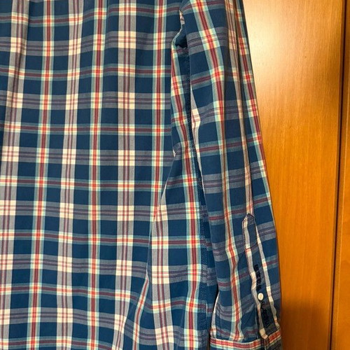 Superdry men's shirt like new, size M, white and blue