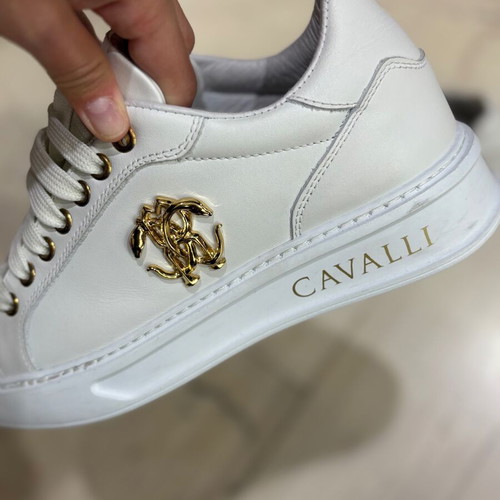 Roberto Cavalli 18620 women's sneakers new, white size 36