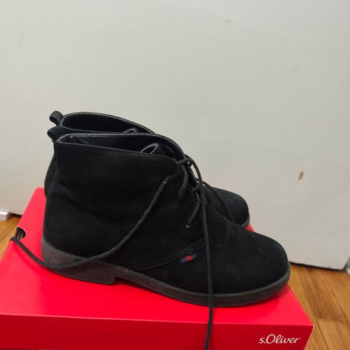 Black ankle boots A.L.E. size 39 used, casual
