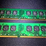  DDR2 RAM 2 GB (2 X 1GB) - Kingston