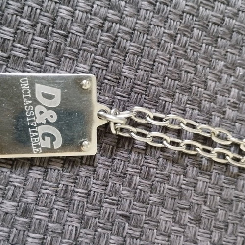 Dolce Gabbana men's chain stainless steel like new