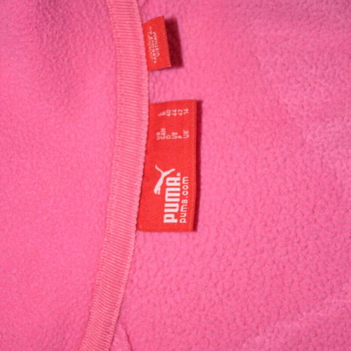Puma fleece jacket like new, pink, size medium
