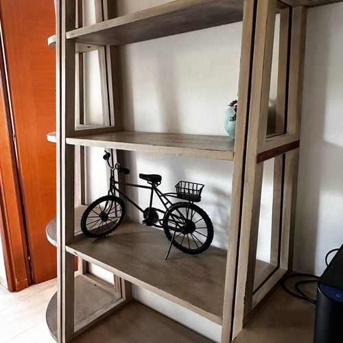 Wooden bookshelf used, 3 pieces total 210x160 cm