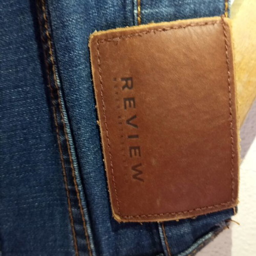 Review men's jeans like new, size 31-32, blue