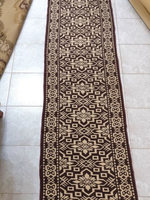 Set of 3 double-sided rugs like new