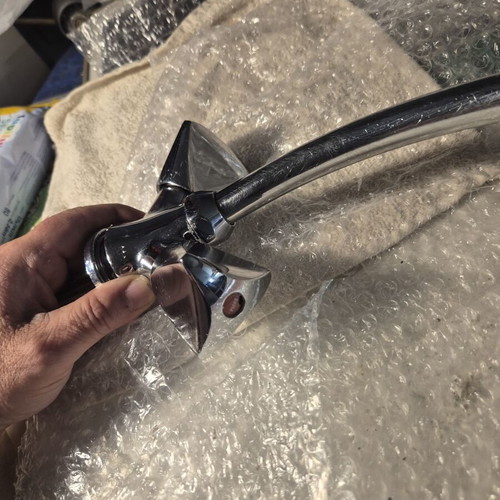 Fiore Kitchen Faucet used, authentic Italian design with triangular handles