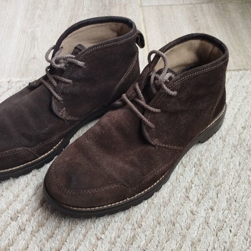 Sfera men's suede brown boots size 40 like new