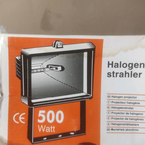 Halogen projector 500 watt new