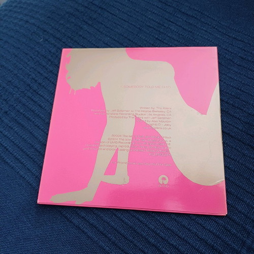 The Killers Somebody Told Me promo CD like new, rock