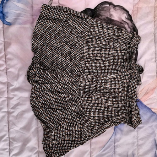 Zara checked skirt shorts like new, size medium