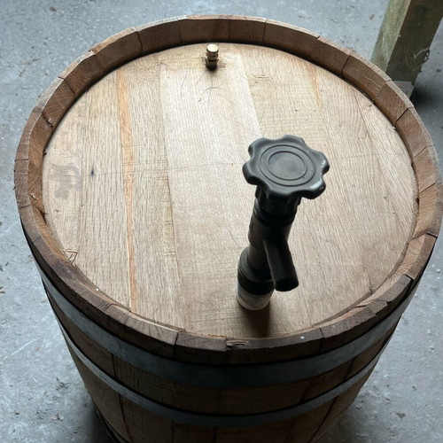 Wine barrel used