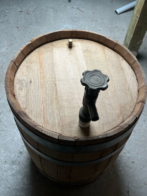 Wine barrel used